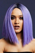 Фиолетовый парик  Кайли  фото в интим магазине Love Boat