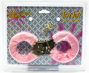 
Розовые меховые наручники с ключами фото в интим магазине Love Boat