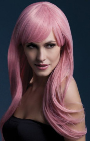 Светло-розовый парик Sienna фото в интим магазине Love Boat