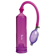 Фиолетовая вакуумная помпа Power Pump фото в интим магазине Love Boat