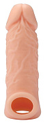 Телесная насадка EXTENDER WITH BALL STRAP 5.5 - 14 см. фото в интим магазине Love Boat