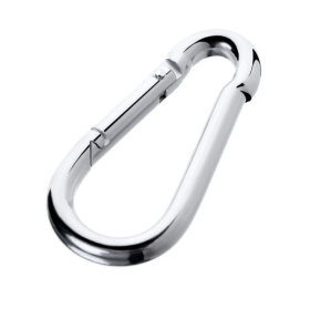 
Серебристый карабин TOYFA Metal фото в интим магазине Love Boat