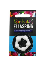 Цветное эрекционное кольцо с шариками Ellasring фото в интим магазине Love Boat