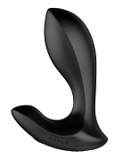 Черная анальная вибровтулка Nexus Duo Plug - 9,8 см. фото в интим магазине Love Boat