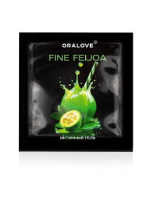 Саше съедобной оральной смазки OraLove с ароматом фейхоа - 3 гр. фото в интим магазине Love Boat