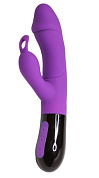 Фиолетовый вибратор-кролик Ares 2.0 - 20,6 см. фото в интим магазине Love Boat
