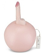 Надувной секс-мяч с реалистичным вибратором фото в интим магазине Love Boat