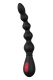 Черный вибромассажер для анальной стимуляции Anal Flexi Beads - 22 см.