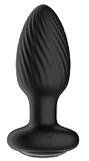 Черная анальная вибровтулка Nexus Tornado - 9,8 см. фото в интим магазине Love Boat