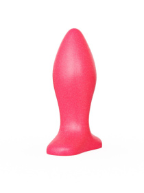 Розовая анальная пробка - 9 см.