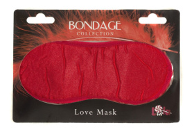 
Красная маска на глаза BONDAGE фото в интим магазине Love Boat
