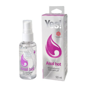 Согревающая силиконовая гель-смазка Yes Anal hot - 50 мл. фото в интим магазине Love Boat