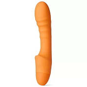 Оранжевый вибратор So Divine Pash для точки G - 17,8 см. фото в секс шопе Love Boat
