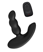 Черный силиконовый стимулятор простаты Levett Nitoc с пультом ДУ фото в интим магазине Love Boat
