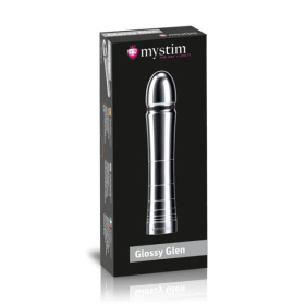 
Фаллоимитатор для электростимуляции Glossy Glen Dildo - 14 см. фото в интим магазине Love Boat