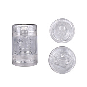 Прозрачный двусторонний мастурбатор Joy Cup - вагина и рот фото в интим магазине Love Boat