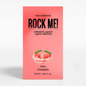 Жидкий вибратор Nuei Rock Me! с ароматом клубники - 20 мл.