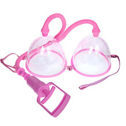 Двойная вакуумная помпа для бюста фото в интим магазине Love Boat