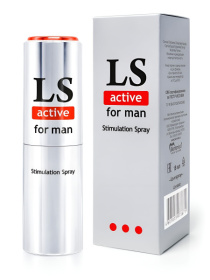 Спрей-стимулятор для мужчин Lovespray Active Man - 18 мл. фото в интим магазине Love Boat
