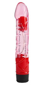 Розовый реалистичный вибратор 9 Inch Realistic Vibe - 23 см. фото в интим магазине Love Boat