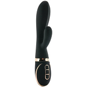 Черный вибратор-кролик Dual Stim Rabbit Vibrator фото в интим магазине Love Boat