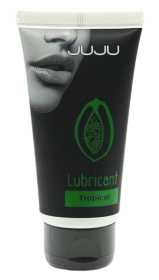 Съедобный лубрикант JUJU Tropical с ароматом тропических фруктов - 50 мл. фото в интим магазине Love Boat
