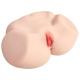 Мастурбатор-полуторс с двойным слоем материала и вибрацией Jenny Onahole Real Vagina
