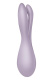 Сиреневый клиторальный вибромассажер Threesome 2