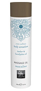 Массажное масло с ароматом амбры с добавлением эвкалиптового масла - 100 мл. фото в интим магазине Love Boat