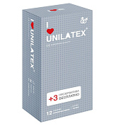 Презервативы с точками Unilatex Dotted - 12 шт. + 3 шт. в подарок фото в интим магазине Love Boat