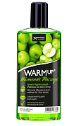 Массажное масло WARMup Green Apple с ароматом яблока - 150 мл. фото в интим магазине Love Boat