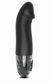 
Черный вибратор с электростимуляцией Real Deal Neal - 16,5 см. фото в интим магазине Love Boat