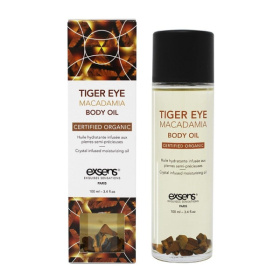 Органическое массажное масло TIGER EYE MACADAMIA - 100 мл. фото в интим магазине Love Boat