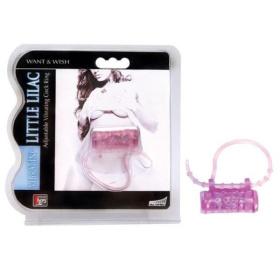 Эрекционное кольцо с вибратором LITTLE LILAC фото в интим магазине Love Boat