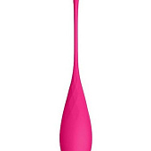 Розовый тяжелый вагинальный шарик со шнурком