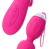 Розовые виброшарики TELLA с пультом-стимулятором