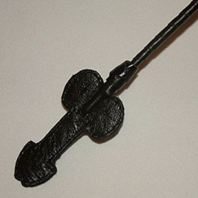 
Стек с витой ручкой и наконечником-фаллосом - 70 см. фото в интим магазине Love Boat