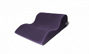 Фиолетовая большая подушка для любви Liberator Hipster с чехлом из вельвета фото в интим магазине Love Boat