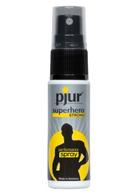 Спрей-пролонгатор длительного действия pjur SUPERHERO Strong Spray - 20 мл. фото в интим магазине Love Boat