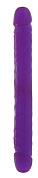 Двойной фиолетовый фаллоимитатор DOUBLE DONG LAVENDER - 30 см. фото в интим магазине Love Boat