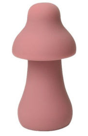 Розовый перезаряжаемый клиторальный стимулятор-грибочек Protruding Mushroom фото в интим магазине Love Boat
