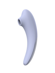 Сиреневый вакуумный стимулятор клитора Premium фото в интим магазине Love Boat