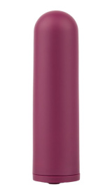Сливовая вибропуля Java - 7,8 см. фото в интим магазине Love Boat