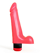 Гелевый розовый вибромассажёр - 17,8 см. фото в интим магазине Love Boat