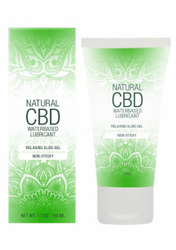 Лубрикант на водной основе Natural CBD Waterbased Lubricant - 50 мл. фото в интим магазине Love Boat