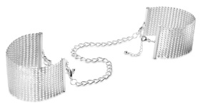 
Серебристые наручники-браслеты Desir Metallique Handcuffs фото в интим магазине Love Boat