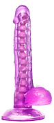 Фиолетовый реалистичный фаллоимитатор Celiam - 20,5 см. фото в интим магазине Love Boat