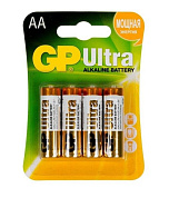 Батарейки алкалиновые GP Ultra Alkaline AA/LR6 - 4 шт. фото в интим магазине Love Boat