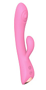Розовый вибратор-кролик Bunny   Clyde - 22,5 см. фото в интим магазине Love Boat