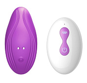 Фиолетовый вибратор в трусики с пультом ДУ фото в интим магазине Love Boat